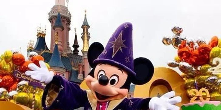 Jeden den v Disneylandu pro malé i velké včetně vstupenky