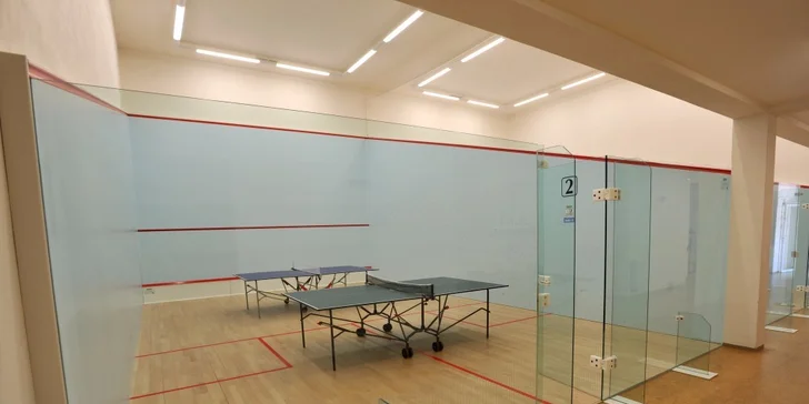 Aktivní dovolená kousek od Bouzova + polopenze a squash