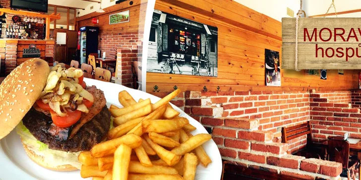 Dva pořádné burgery s americkým masíčkem Black Angus