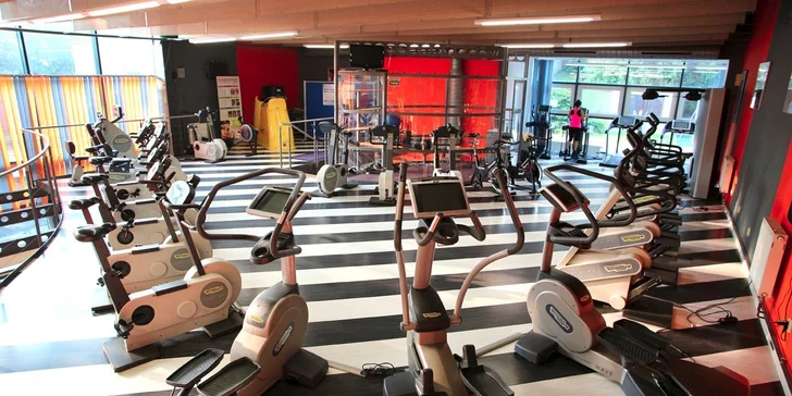 Vstup do fitness, na studiové lekce i lymfatické přístroje