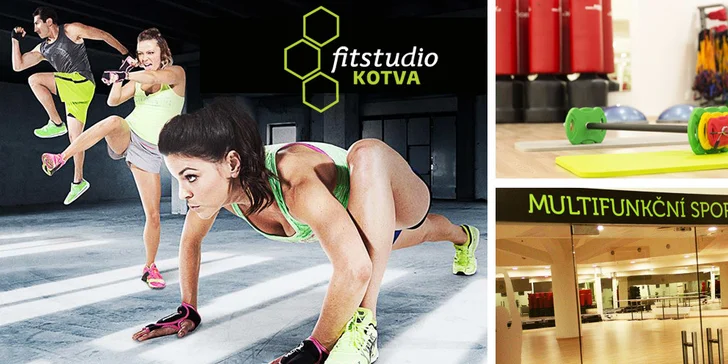 10 lekcí v multifunkčním sportovním sále ve Fitstudiu Kotva