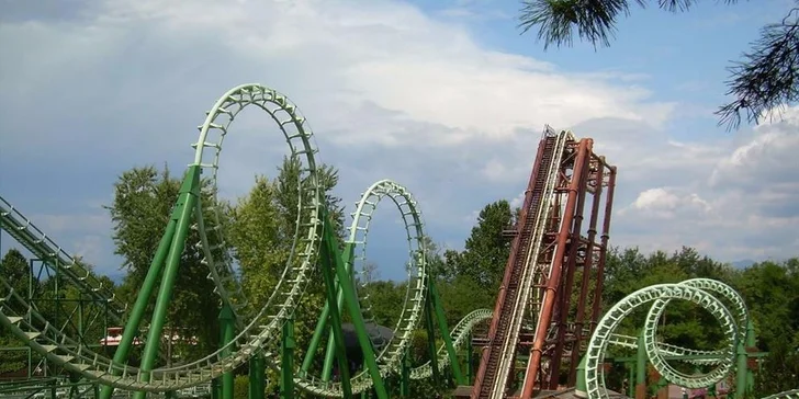 Celý den v italském zábavním parku Gardaland