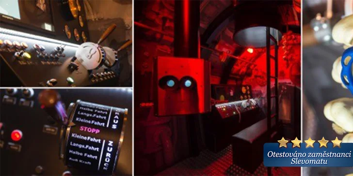 Simulátor ponorky U-Boat (90 min) na vlastní kůži!