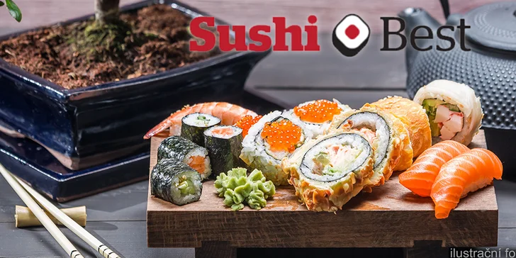 Famózní sushi od profíků z restaurace Sushi Best