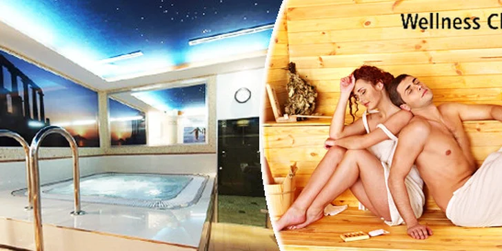 Privátní sauna s vířivkou pro dva - 2 hodiny
