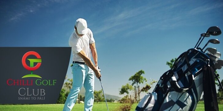 Úvodní golfová lekce s Chilli Golf Academy pro 2 osoby
