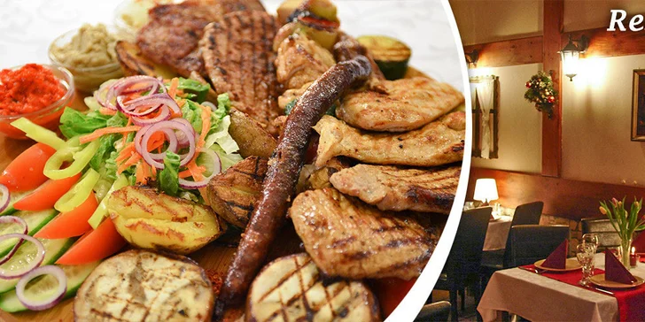 Výběr ze dvou šťavnatých balkánských menu pro 2 osoby