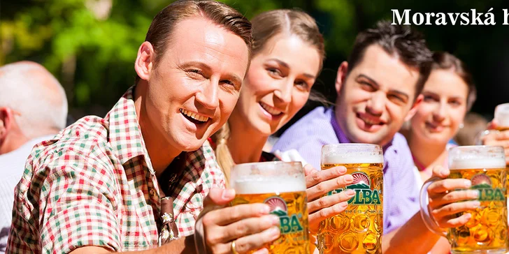 9 Kč za točený půllitr 11° Holby Šerák s čepicí pěny