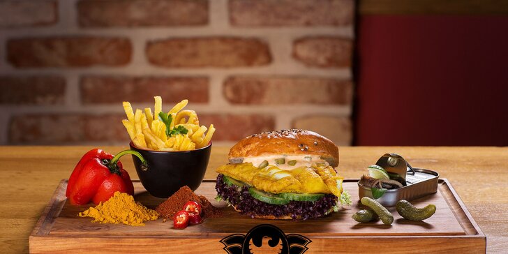 Sleva 40 % na burgery v Burger Baru – výběr ze 7 druhů