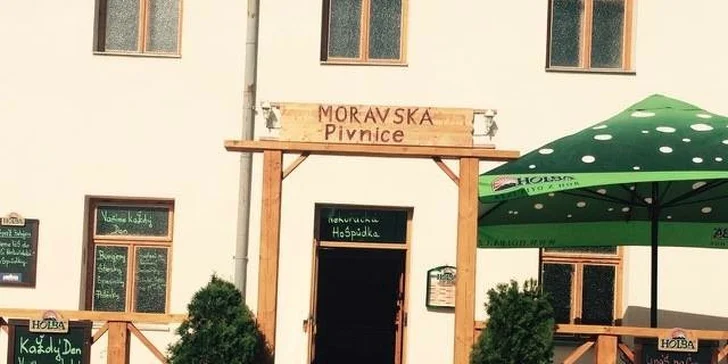 9 Kč za točený půllitr 11° Holby Šerák s čepicí pěny