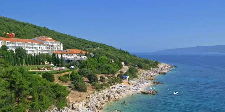 4 dny u moře v chorvatském Rabacu s polopenzí a dopravou