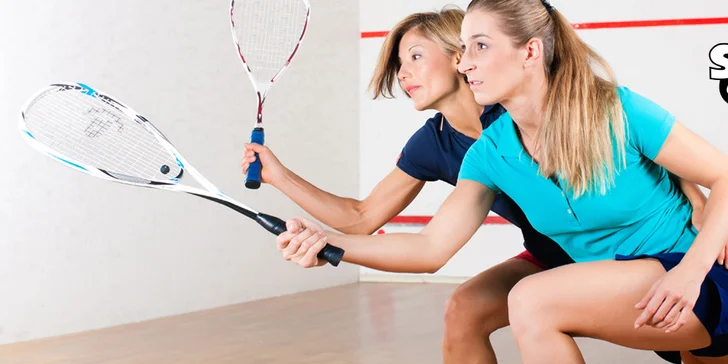 Hodina pronájmu kurtu na squash nebo ricochet