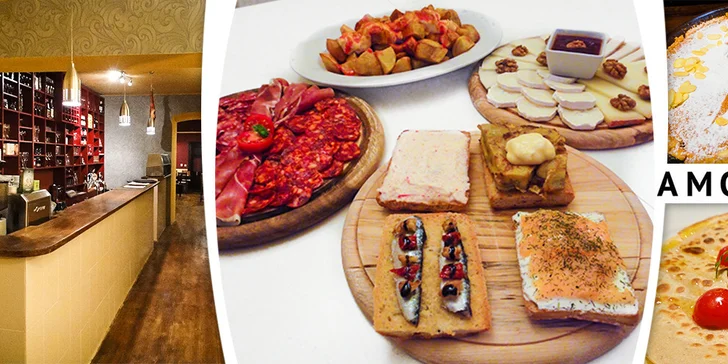 Degustační menu pro dva ve španělském tapas baru
