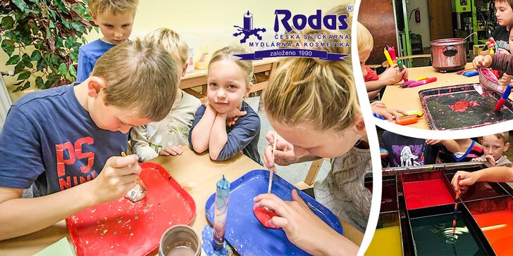 Kreativní návštěva svíčkárny Rodas pro děti i dospělé