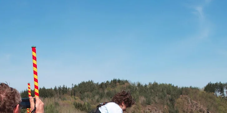 Adrenalinový Rope jump z 25 metrů