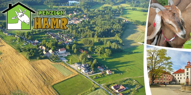 4 dny na farmě v Jižních Čechách přímo u Nežárky