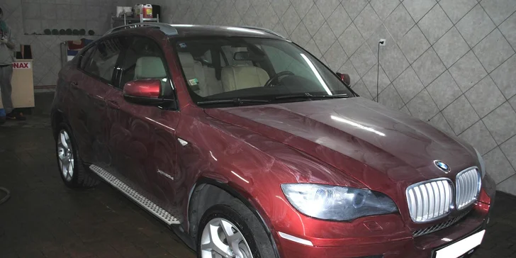 Ruční mytí vozu, tepování, impregnace kůže a další péče v Time Wash Cars