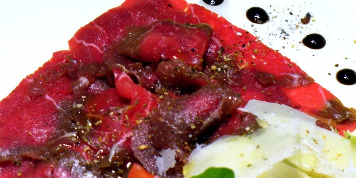 Výtečné 4chodové menu ve Zlatých časech pro dva
