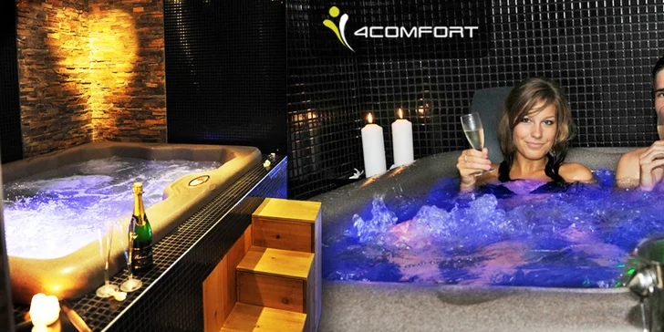 2 hodiny v soukromém VIP spa s vířivkou, saunou a sektem