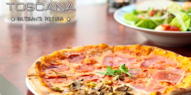2 lahodné pizzy nebo velké saláty dle vlastního výběru