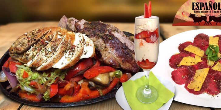 Španělské letní menu pro dva v restauraci Española