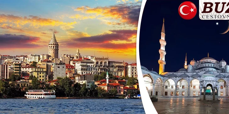 Poznejte krásy jarního Istanbulu v termínu 16. - 19. 5. 2015