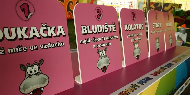 Celodenní dárková vstupenka do Duhového parku u Prahy