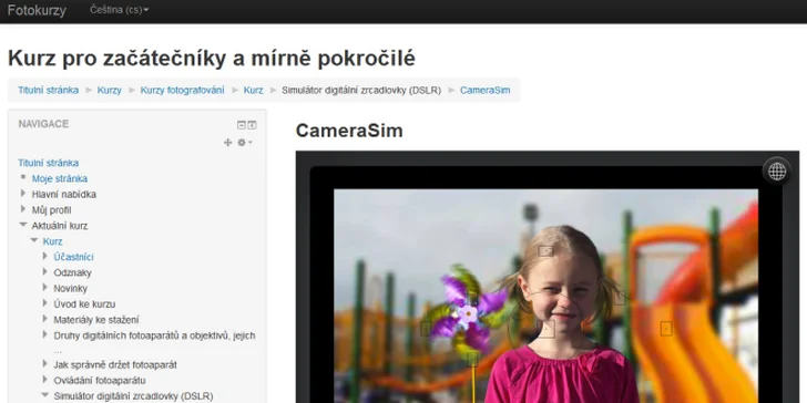 Online kurz fotografování