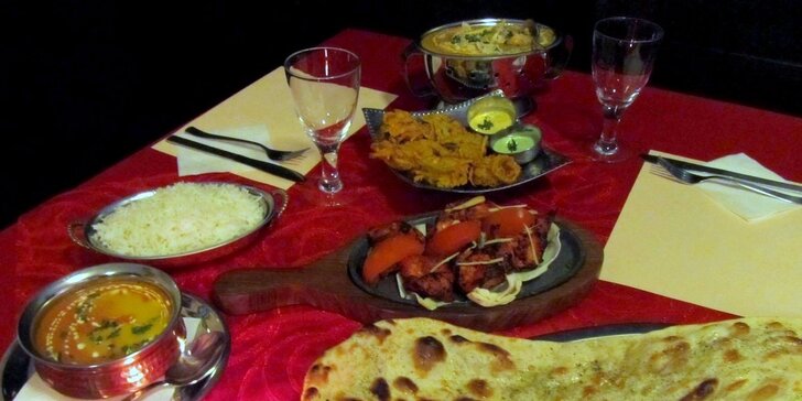 Exotické indické dobroty v restauraci Everest za 600 Kč