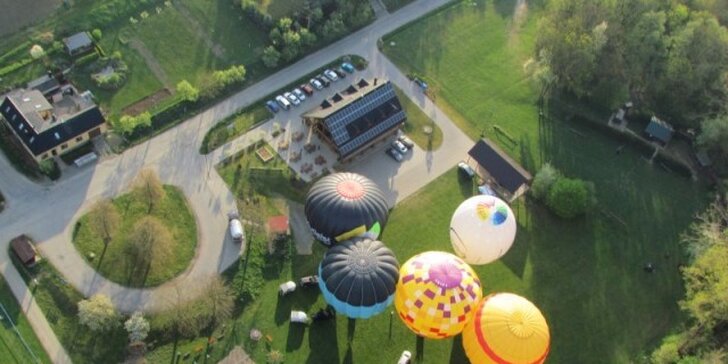 Atraktivní zážitek: Let balonem u Buchlova nebo jen ubytování