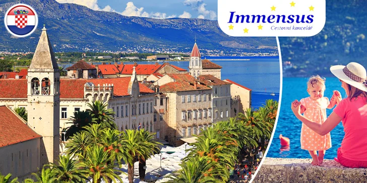 8 dní u přímořského lázeňského města Trogir v Chorvatsku