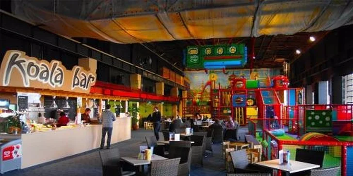 Vstup do rodinného zábavního centra Koala Café včetně nápoje