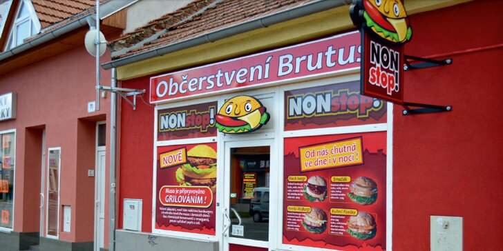 Vepřový Double burger v Občerstvení Brutus