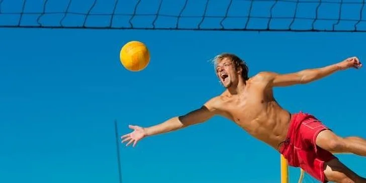 1 hodina plážového volejbalu v novém Beach Parku Modřany