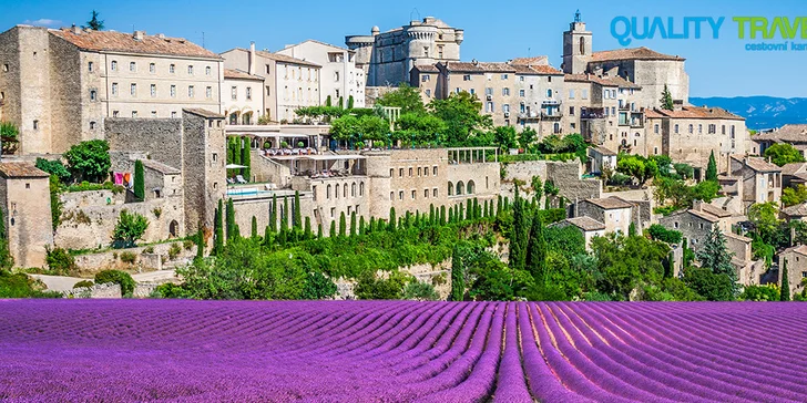 Zájezd do Provence včetně koupání v překrásném Nice