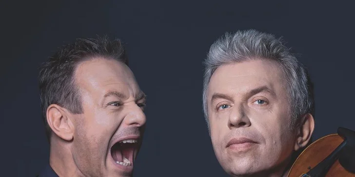 349 Kč za vstupenku na hudební projekt Vivaldianno. Rocker Michal Dvořák z Lucie a houslový virtuos Jaroslav Svěcený představují klasiku, jak ji neznáte!