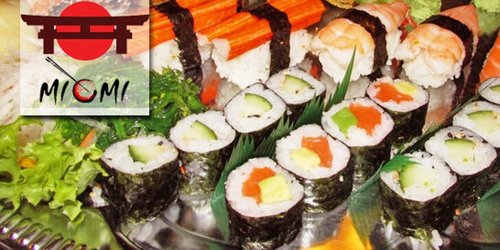 Velké sushi menu s 35 kousky i salátem