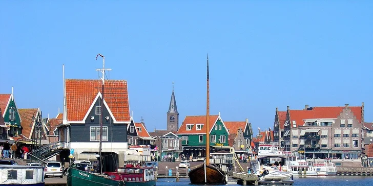 Amsterdam, rybářská vesnička Volendam a větrné mlýny