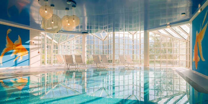 Do hotelového wellness máte neomezený vstup. 