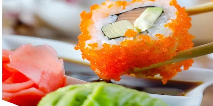 Running nebo sushi menu v restauraci Kyoto sushi - Galerie Harfa