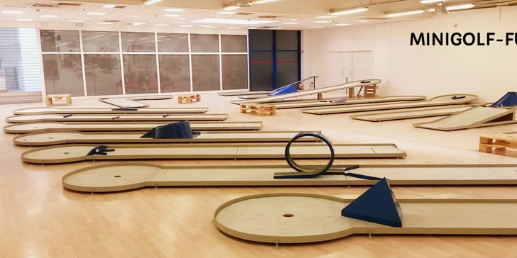 Indoor Minigolf v OC Futurum Brno