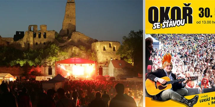 Vstupenky na oblíbený festival Okoř se šťávou