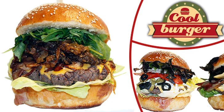 COOLBURGER - na výběr ze 6 burgerů