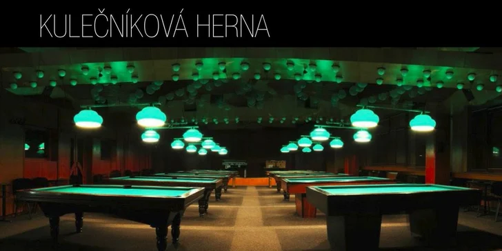 2 hodiny kulečníku až pro 4 osoby v Českých Budějovicích