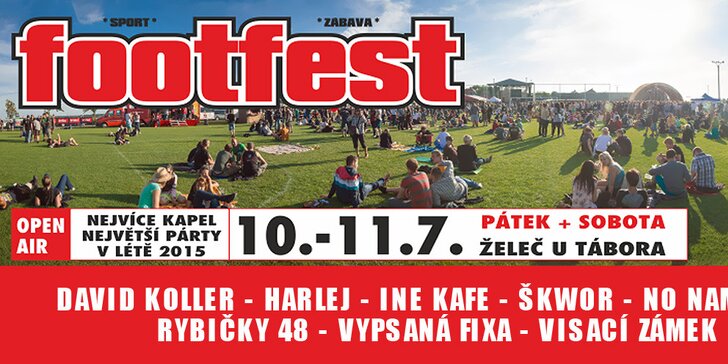 Permanentky na nabušený festival Footfest