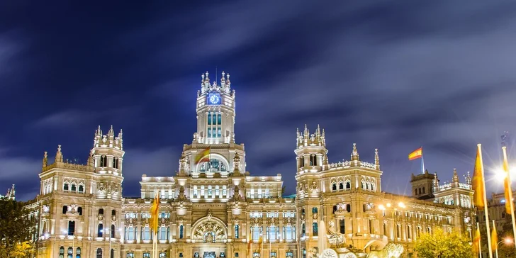 Čtyřdenní letecký zájezd do Madridu se snídaní i průvodcem