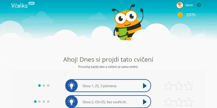 Zábavné procvičování čtení pro děti