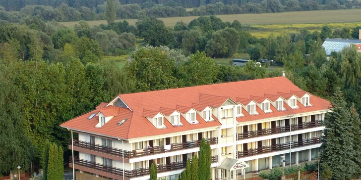 Hotel se nachází v bezprostřední blízkosti lázní Zalakaros, jen pár minut chůze od centra města.