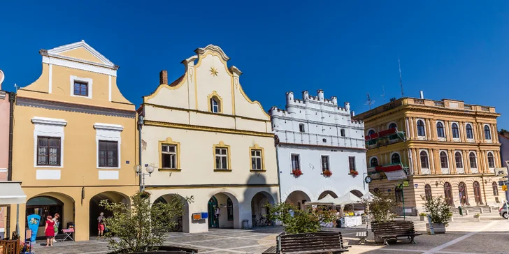 Apartmány jsou jen 600 m od historického centra.