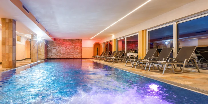V ceně je neomezený vstup do wellness. 